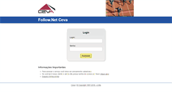 Desktop Screenshot of ceva.follownet.com.br